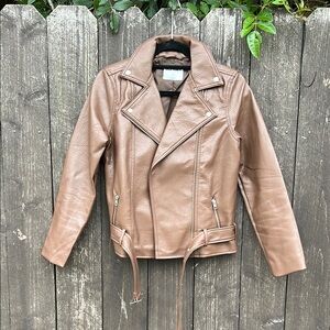 Women's Faux Leather Jacket